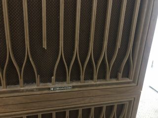 Set Of 4 (2 Pair) Kenwood KL - 888D Vintage Floor Speakers Audiophile 5 Way/6 12