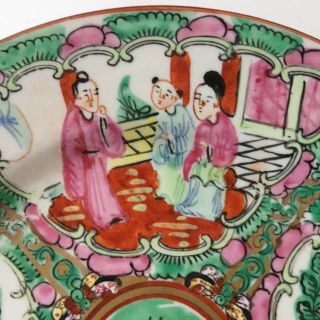 10 Vintage Rose Medallion Salad Plates 7” P.  C.  T.  Japanese Porcelain Ware 2