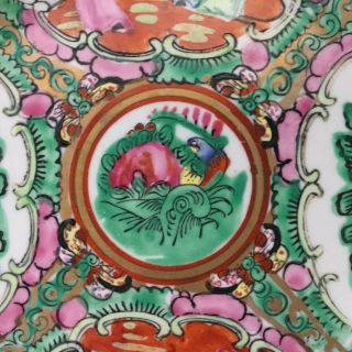 10 Vintage Rose Medallion Salad Plates 7” P.  C.  T.  Japanese Porcelain Ware 4
