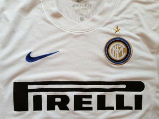 100 authentic Vintage Nike Inter Milan Rare dragon football soccer Shirt (8/10) 5