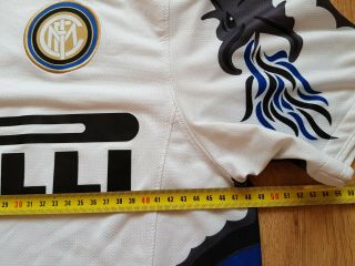 100 authentic Vintage Nike Inter Milan Rare dragon football soccer Shirt (8/10) 7