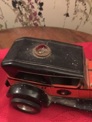 Vintage Metal Toy Car 1960’s FBI Godfather 1931 Battery Powered Car 3