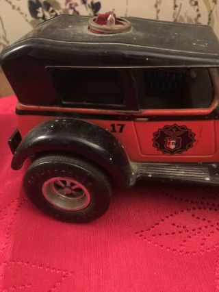 Vintage Metal Toy Car 1960’s FBI Godfather 1931 Battery Powered Car 4