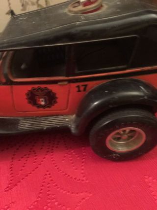 Vintage Metal Toy Car 1960’s FBI Godfather 1931 Battery Powered Car 8