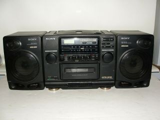Vintage Sony Cfd - 510 Am/fm Radio Cassette Recorder Cd Player