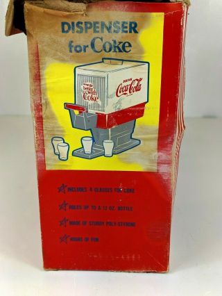 Vintage Chilton Toy Coke Dispenser - Pkg - Have a Coca - Cola Party 6