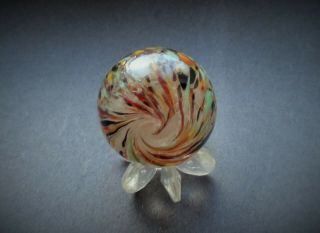 Marbles Handmade Antique? Vintage? Christensen? Guinea Marble 1 ",