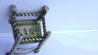 Antique Solid Silver Miniature By Samuel Boyce Landeck Extremely Rare