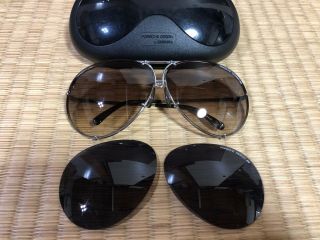 Vintage Porsche Design Carrera Aviator 5621 Silver Made In Austria