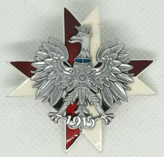 Polish 1st Krechowce Uhlan Regiment Badge Poland Ww2 Lancers Patch Eagle