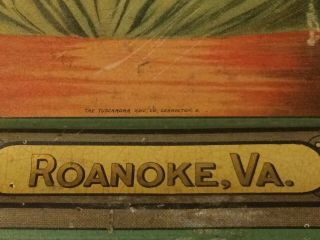Pre Prohibition Tin Litho Beer Tray Virginia Brewing Co Roanoke Antique Old RARE 4
