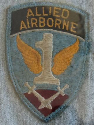 Wwii U.  S.  1st Allied Airborne Army Shoulder Patch