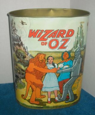 1939 MGM RARE Vintage Wizard of Oz Cheinco trash can - Metal - 4