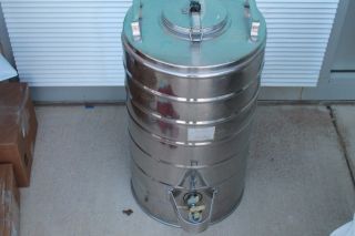 Stanley Vintage Antique 5 - Gal Water Cooler.  Stainless Steel.