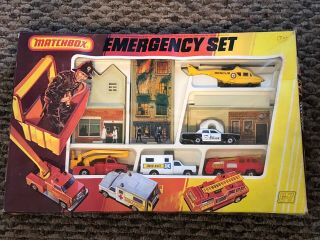 Vintage 1979 Matchbox Emergency Set G - 7 Nib