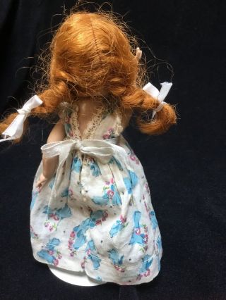 VINTAGE VOGUE GINNY DOLL - Braided Red long Hair - Straight Leg WALKER 4