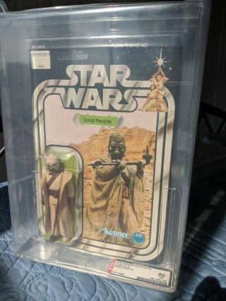 Vintage 1978 Kenner Star Wars Sand People 12 Back B Afa 80 (80,  80,  80) 1st 12 Moc