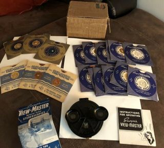 Vintage Sawyers View - Master Model - A Clamshell Viewer,  20 Discs,  2 Inserts,  Box