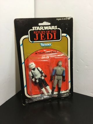 1983 Scout Trooper General Star Wars Return Of The Jedi - Vintage 2 - Pack