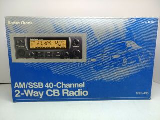 Radio Shack 40 Channel 2 - Way Cb Radio Trc - 485 Vintage Rare