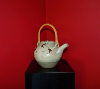 WILLIAM MARSHALL / RARE ST.  IVES TEAPOT / Bernard Leach interest 11