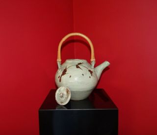 WILLIAM MARSHALL / RARE ST.  IVES TEAPOT / Bernard Leach interest 4