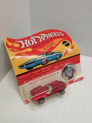 Rare Vintage Hot Wheels Redline 1969 Turbofire Red/burgundy