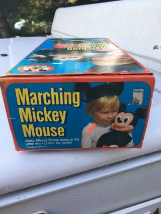 Vintage Walt Disney Production Marching Mickey Mouse Stuffed Doll Hasbro Box 4
