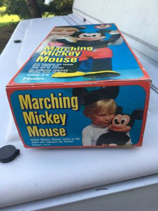 Vintage Walt Disney Production Marching Mickey Mouse Stuffed Doll Hasbro Box 5