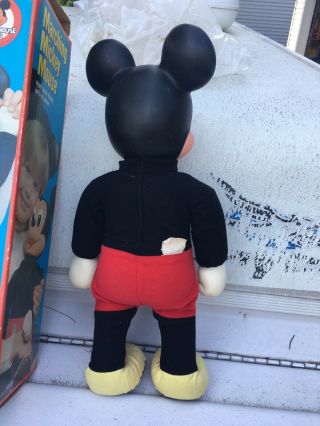 Vintage Walt Disney Production Marching Mickey Mouse Stuffed Doll Hasbro Box 8