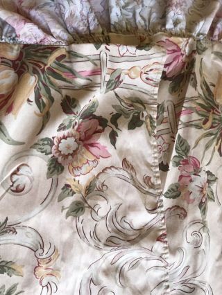 VINTAGE Ralph Lauren Guinevere Full Queen Duvet Cover & Shams Fitted Sheet 8