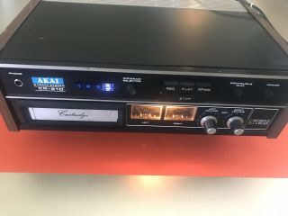 Vintage Akai Cr - 81d 8 - Track Stereo Tape Deck Whit 5 Tape Good
