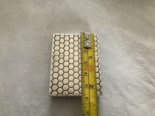 TIFFANY & CO STERLING SILVER ITALY ZIPPO HONEYCOMB VINTAGE CIGARETTE LIGHTER 6