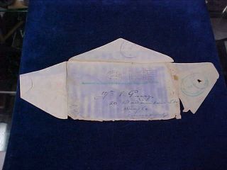 Very Rare Vintage Rms Empress Of Ireland Dead Letter May 1914