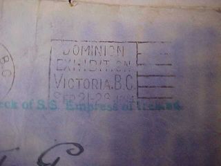 Very Rare Vintage RMS Empress Of Ireland Dead Letter May 1914 4