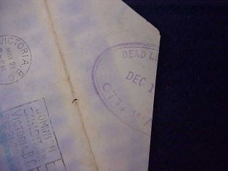 Very Rare Vintage RMS Empress Of Ireland Dead Letter May 1914 6