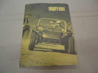 Vintage 1968 Meyers Manx Vw Dune Buggy Sales Brochure 