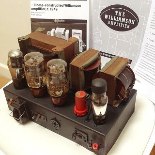 Vintage Williamson KT66 Valve Amplifier For Leak 12.  1 Quad,  Mullard,  Rogers 3