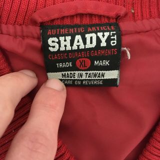 Shady LTD VTG Zip Nylon Jacket Mens XL Eminem Slim Shady Rap Multi Red Black 8