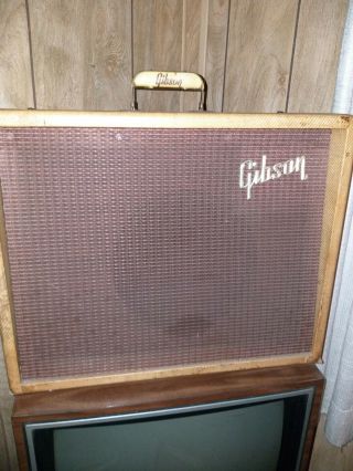 Gibson Ga - 18 Explorer 1959 Vintage Tweed Tube Amp Guitar Amplifier