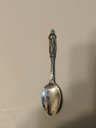 Mayer Bros Sterling Silver Pocahontas Indian Spokane Souvenir Spoon