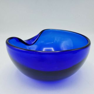Vintage Elsa Peretti Tiffany Archimede Seguso Murano Glass Folded Bowl Italian