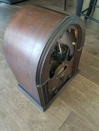Atwater Kent Model 567 Vintage Tube Radio For Restoration Or Parts