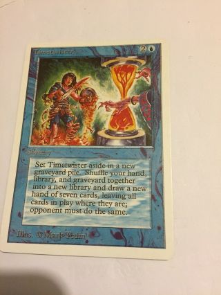 Vintage Magic | Nm/mint Mtg Unlimited Timetwister,