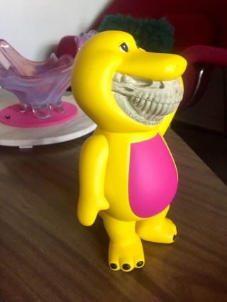 RARE Ron English Rex Pistol Barney Vinyl Toy 2