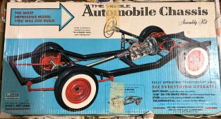 Rare Renwal The Visible Automobile Chassis Assembly Kit Model Kit 1/4 Scale