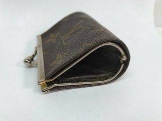 Vintage Rare Louis Vuitton Mini Kisslock Kiss Lock Coin Purse France 5