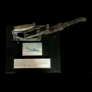 Rare Mounted Latch Artifact from B - 52E 57 - 0018 - 1 - 30 - 63 crash nr Chacon,  N.  M. 3