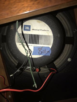 Vintage Jbl Speaker 8 Ohm