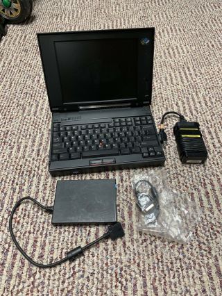IBM ThinkPad TYPE 2625 365ED Vintage With LAN Card And Floppy Drive. 6